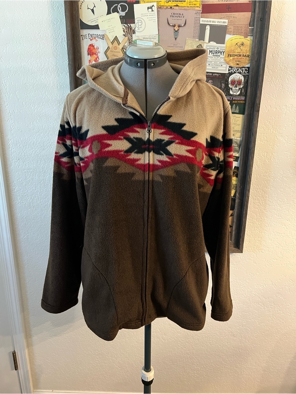 Bit & Bridle Aztec Fleece Hoodie
